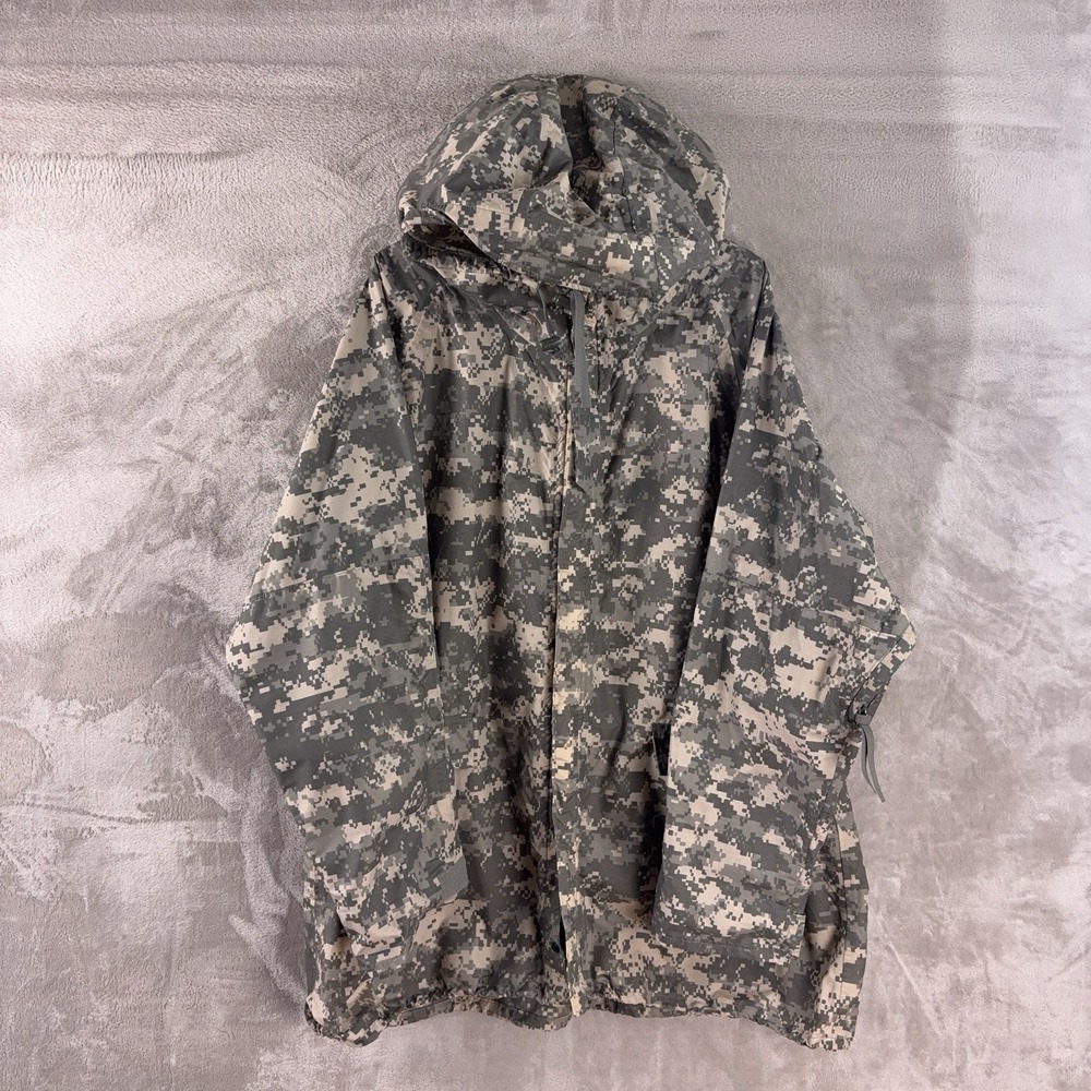 ORC Industries Rainsuit Jacket Mens Size Large Multicolor Camoflauge US Military